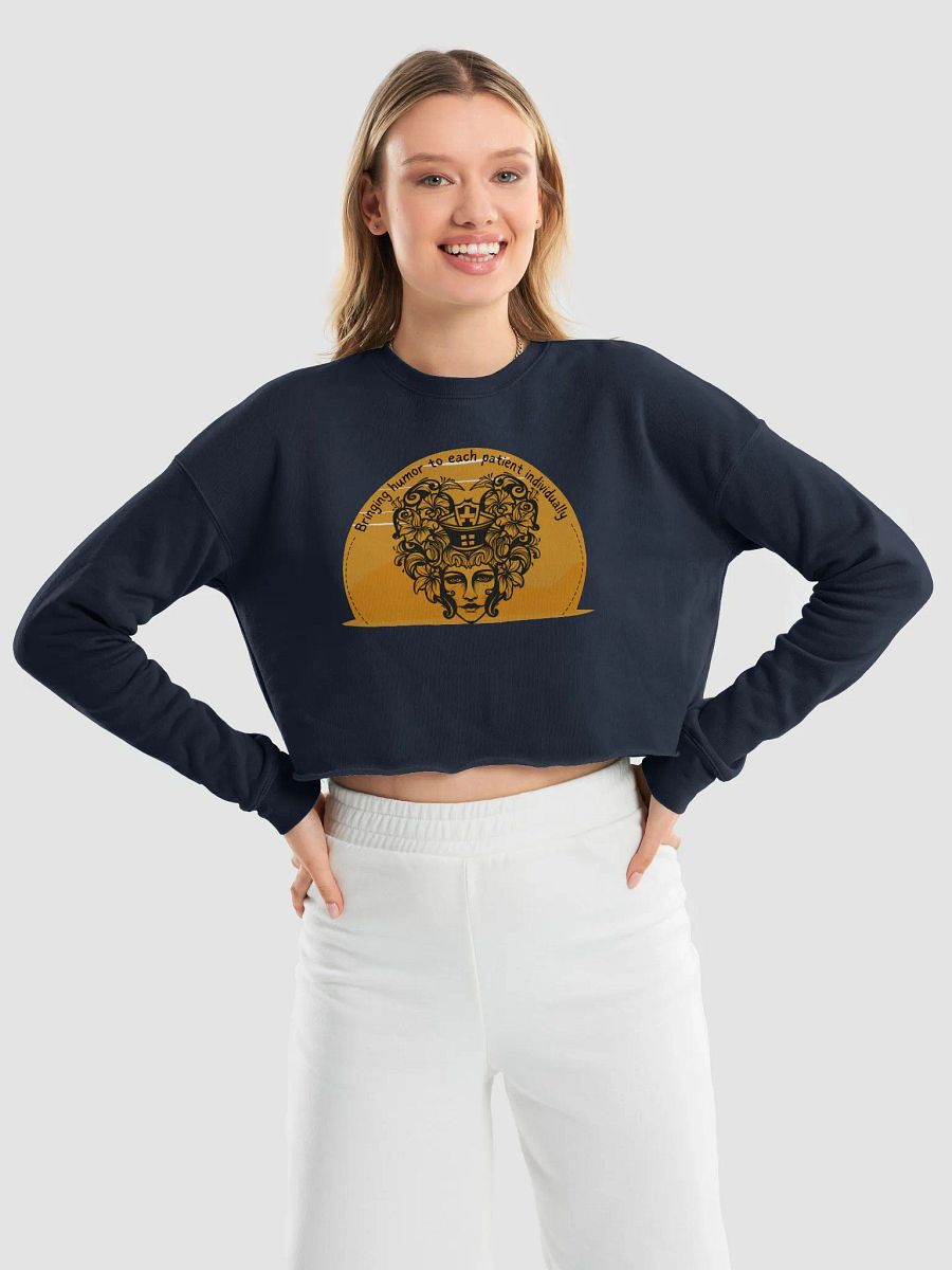 Bringing humor to each patient individually - Nurse icon Fleece Sweatshirt product image (45)