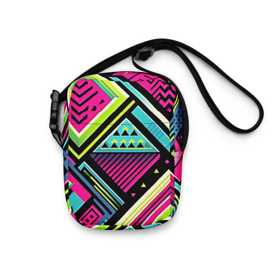 Neon Pop Art Utility Crossbody Bag product image (6)