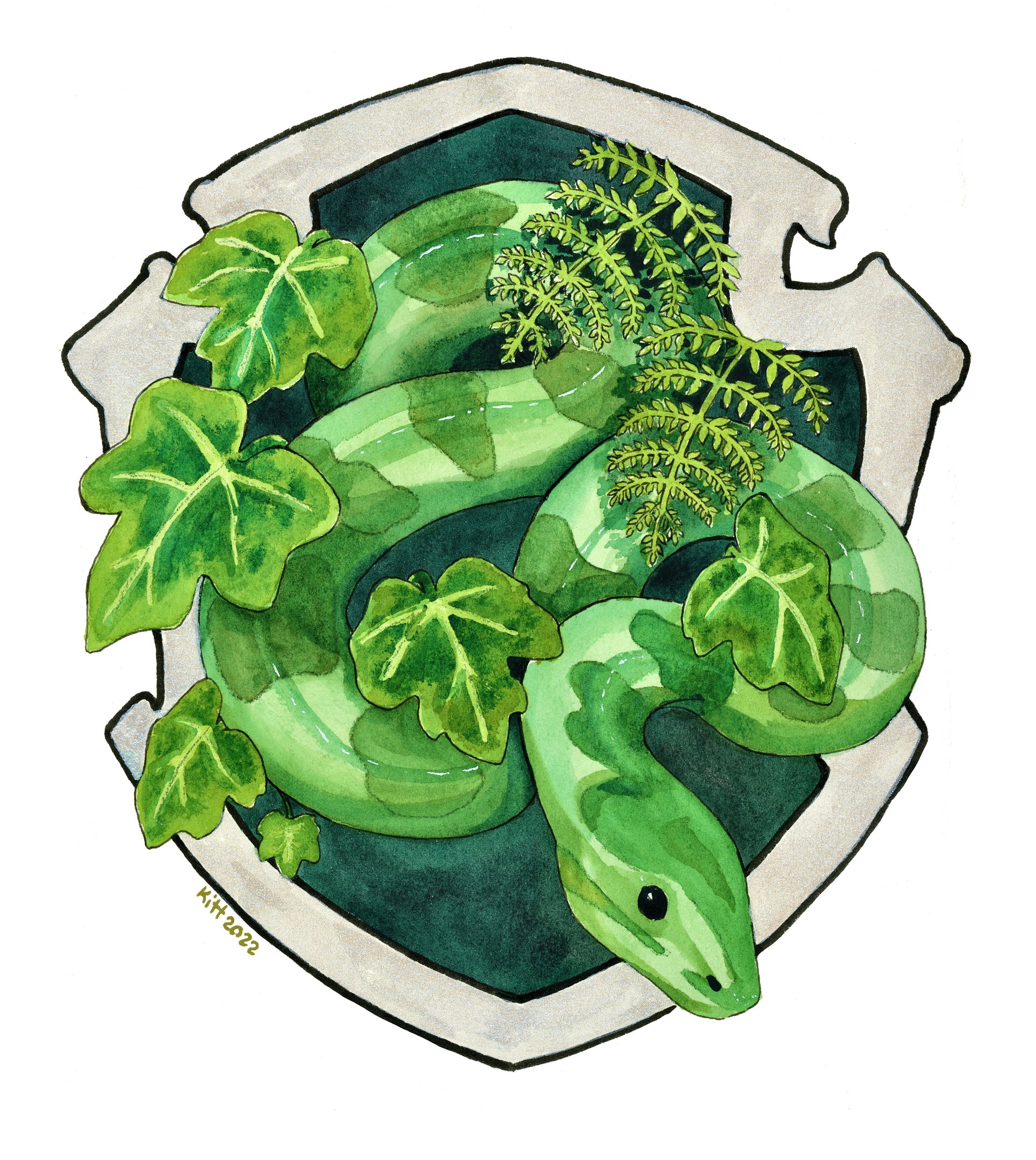 Summer Snake 8.5x11 Print product image (1)