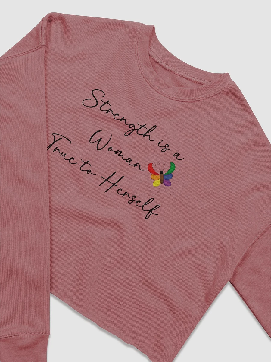 Strength is a Woman - RB - Crop Sweatshirt product image (3)