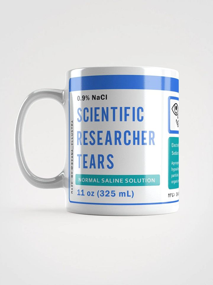 "Scientific researcher tears" Ceramic mug product image (1)