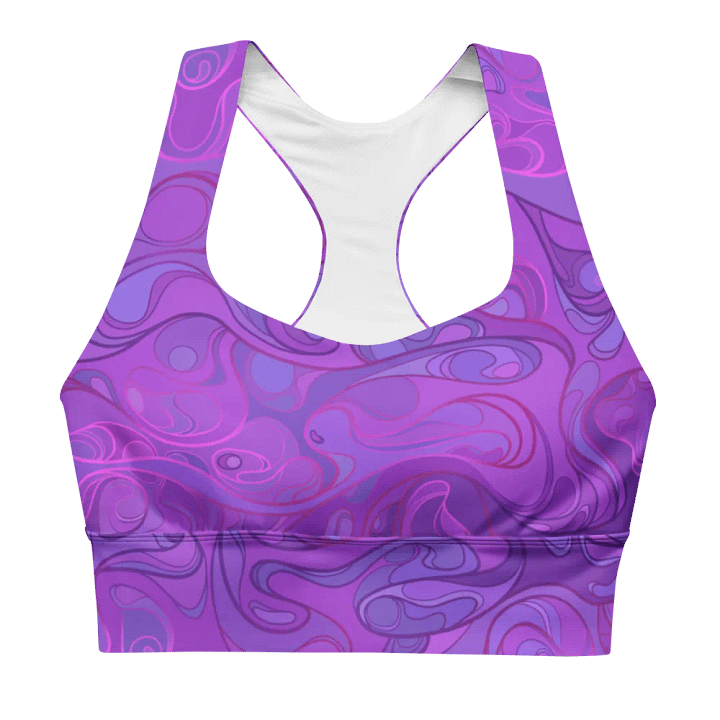 PURPLE SWIRL - Sports Bra product image (1)