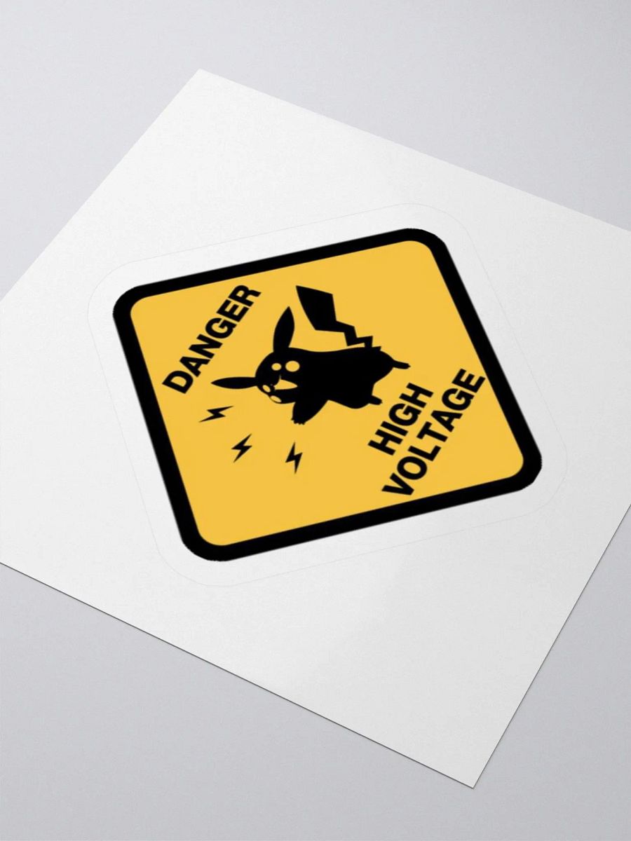 Danger Zone Pikachu Kiss Cut Stickers product image (8)