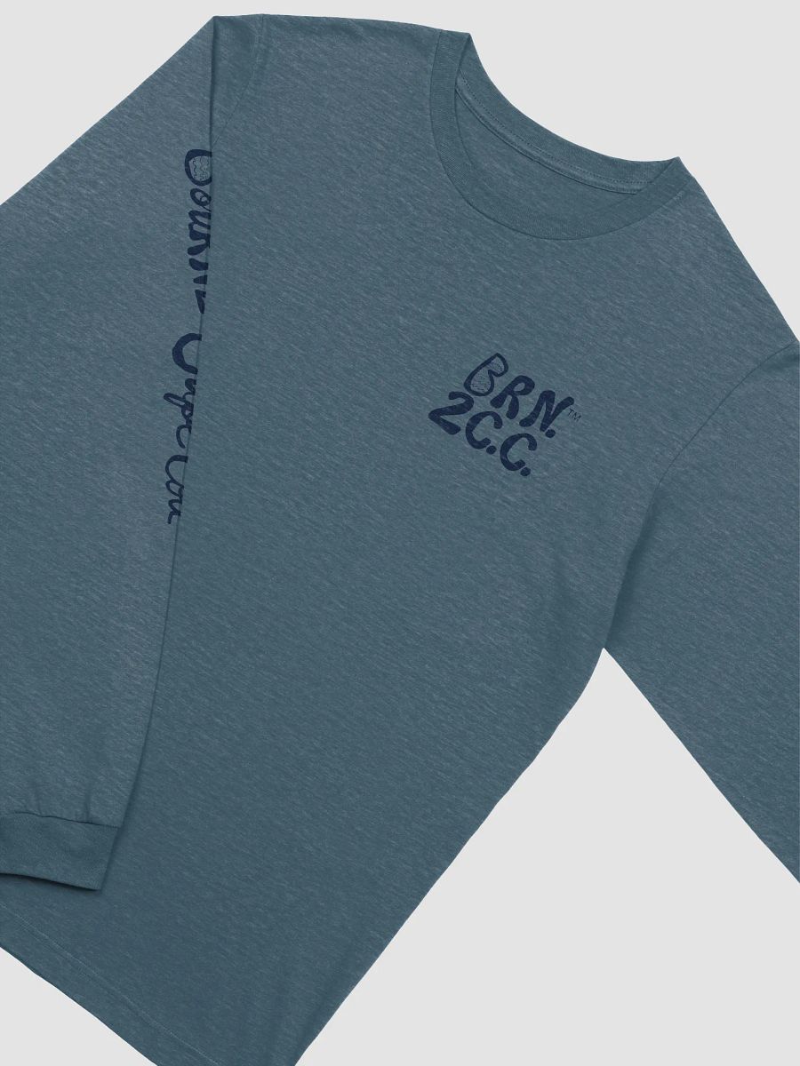 Men's | BOURNE to Cape Cod™ | DTG Vintage Print | Supersoft Long Sleeve T-Shirt by Bella+Canvas | Navy Blue Logo on Multiple Colors product image (4)