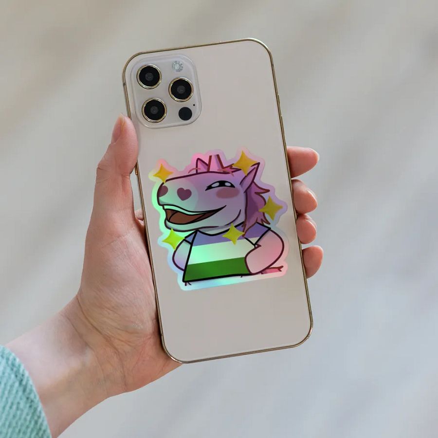 QUEER Pride Holographic Sticker product image (8)