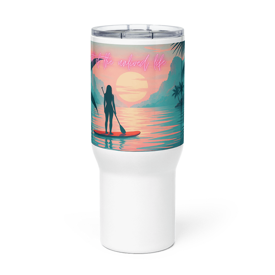 'IN PURSUIT OF THE UNLIVED LIFE' TRAVEL MUG product image (3)