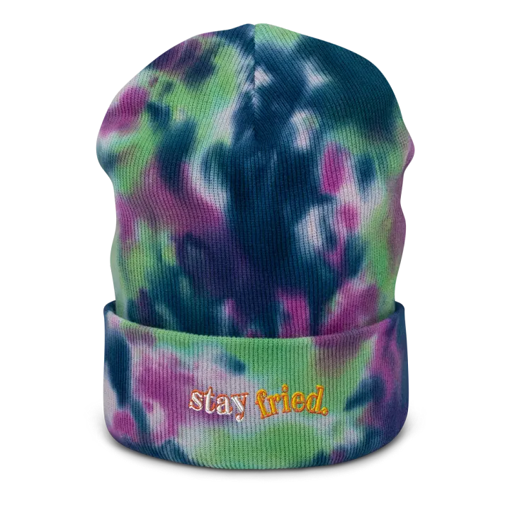 STAY FRIED tie-dye beanie product image (5)