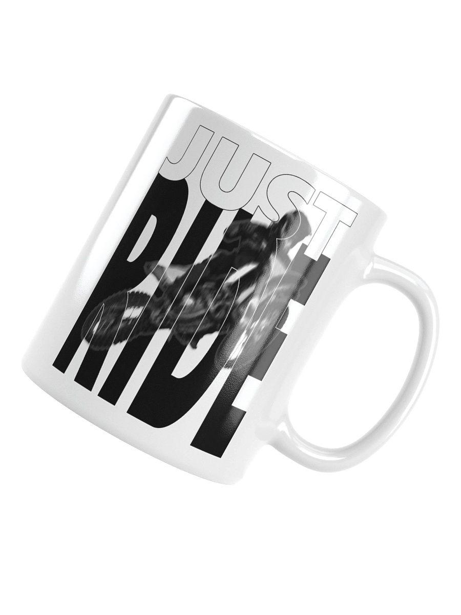 Just Ride | White Glossy Mug product image (11)