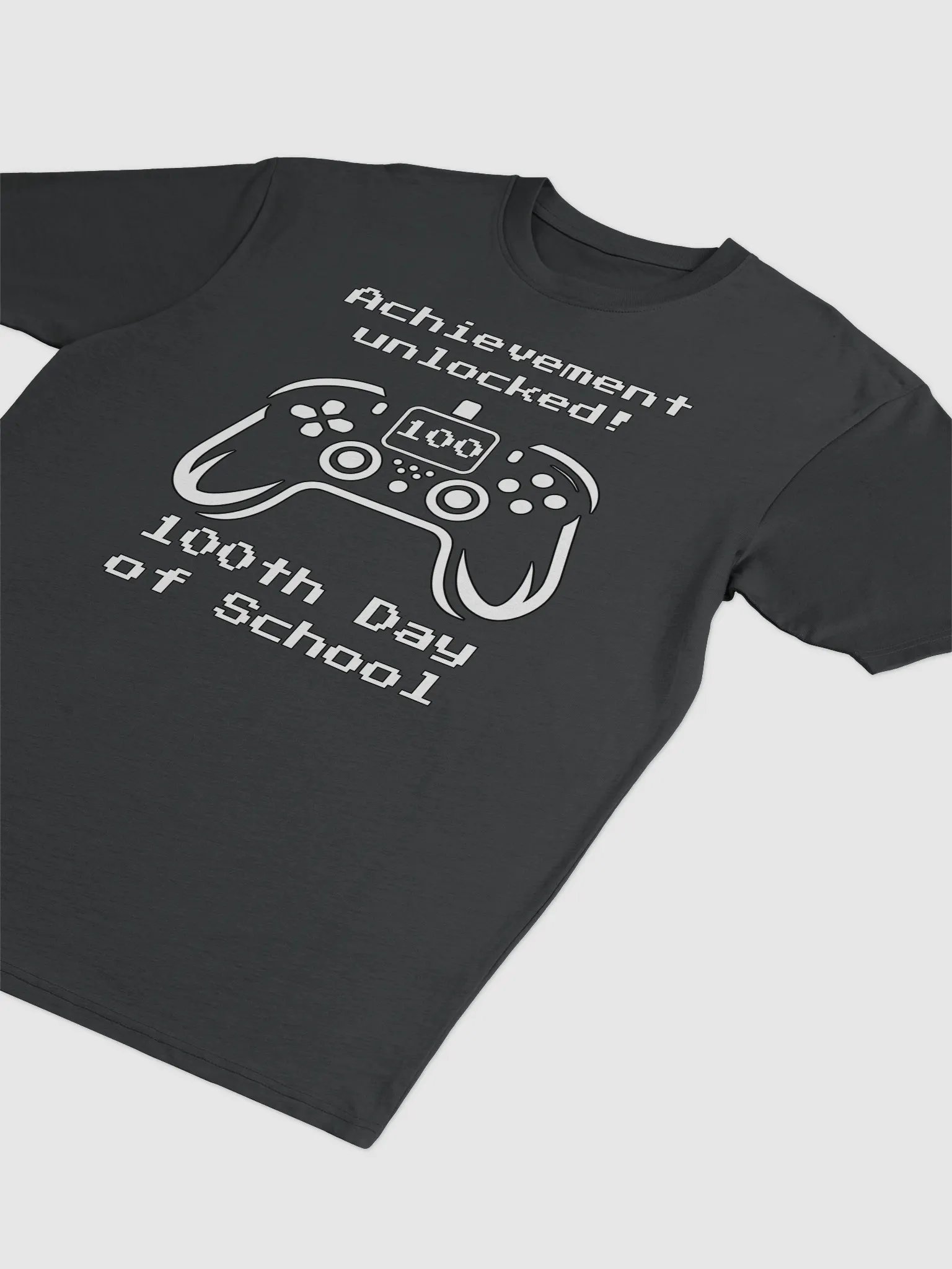 Achievement Unlocked 100th Day of School Funny T-shirt product image (3)