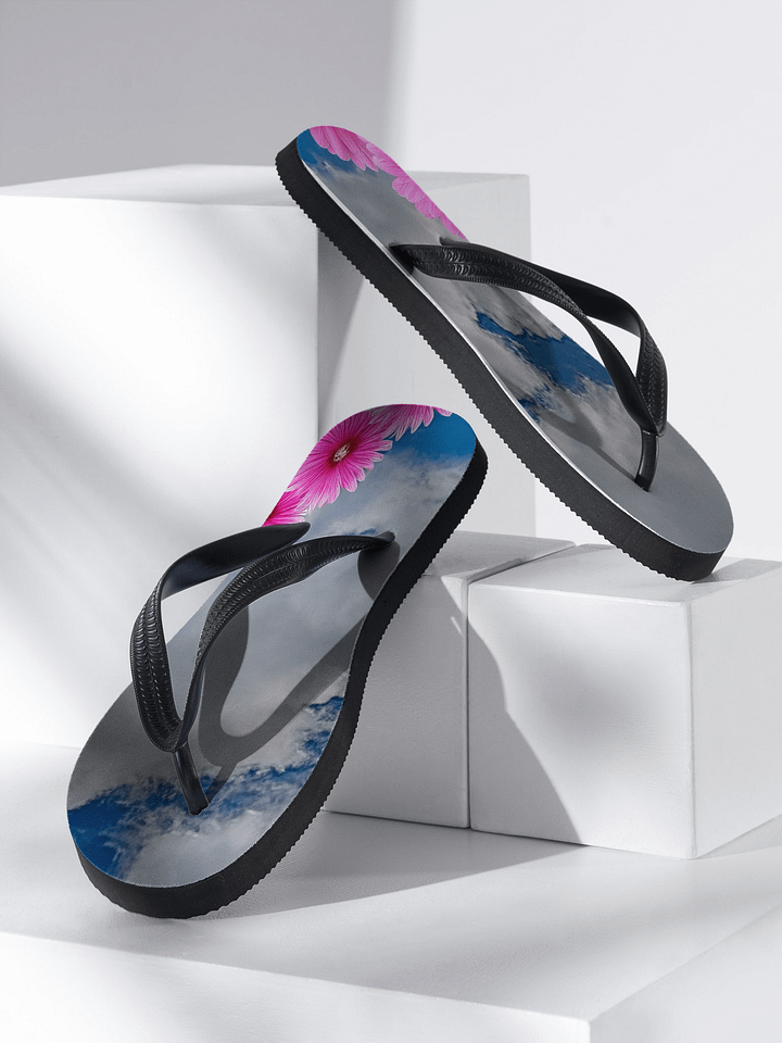 Sky Floral Footprints Flip-Flops product image (2)