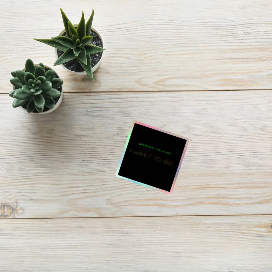 Identity Glitch Holographic Sticker Set product image (10)