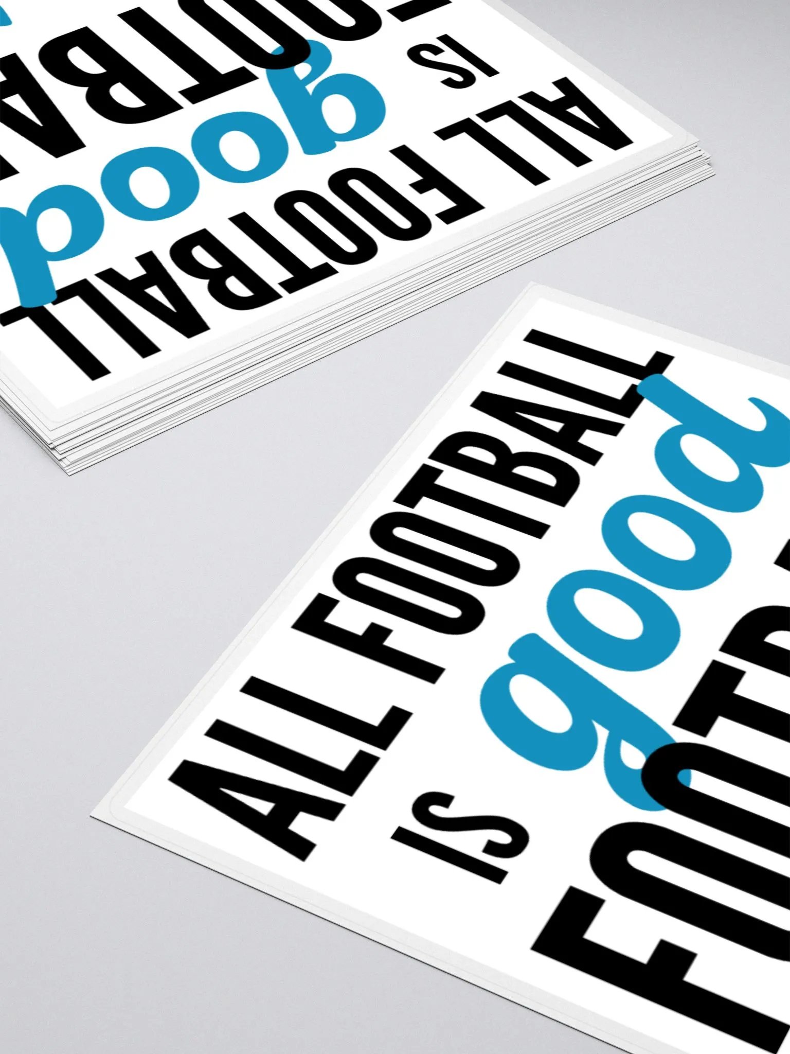 All Football is Good Football Sticker (3 Sizes) product image (4)