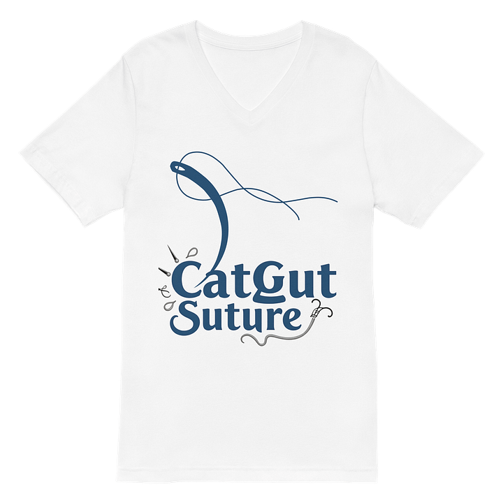 Cat Gut Suture Logo V-Neck Tee product image (2)