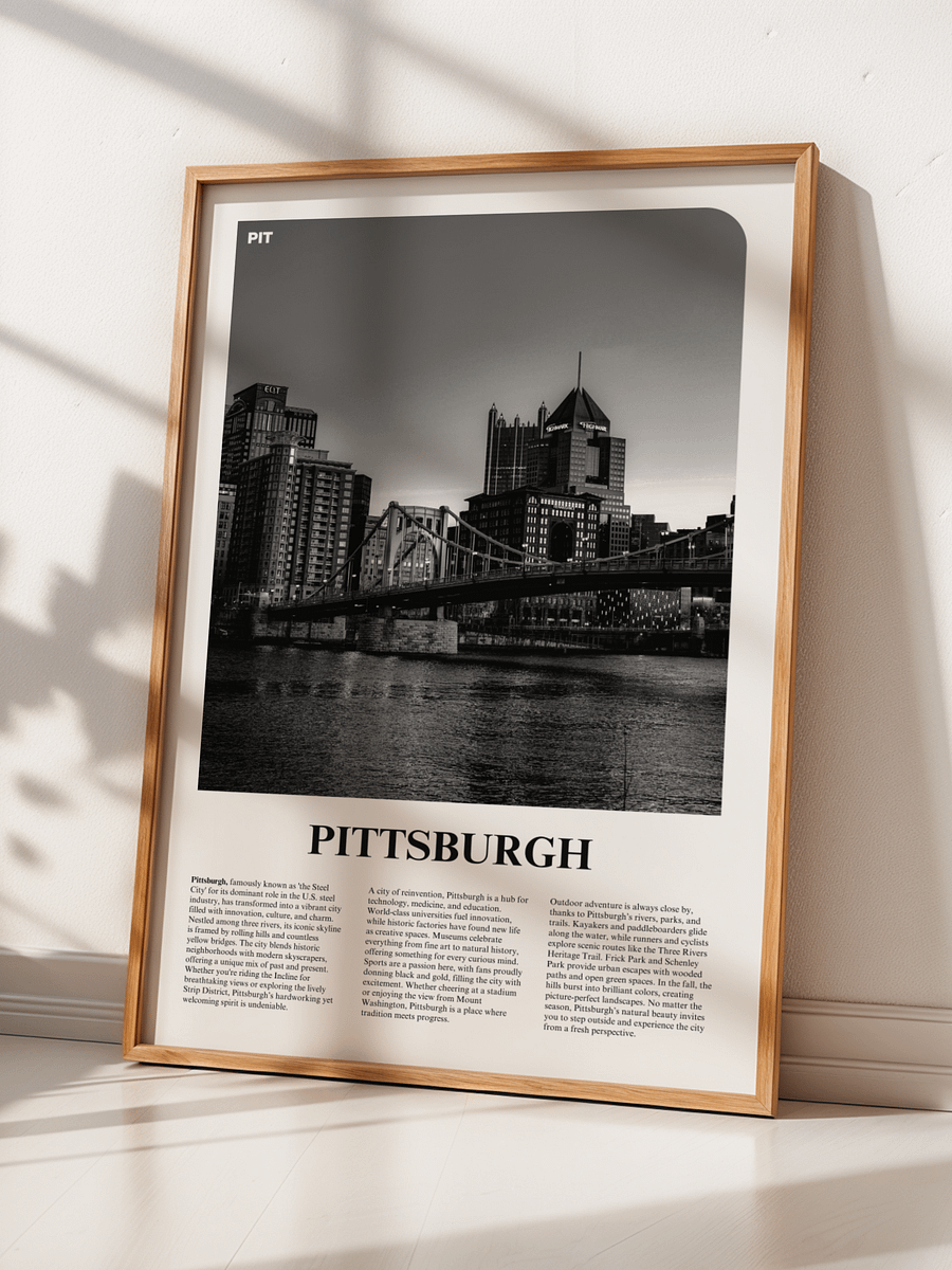 Pittsburgh 02 Newspaper Poster product image (2)