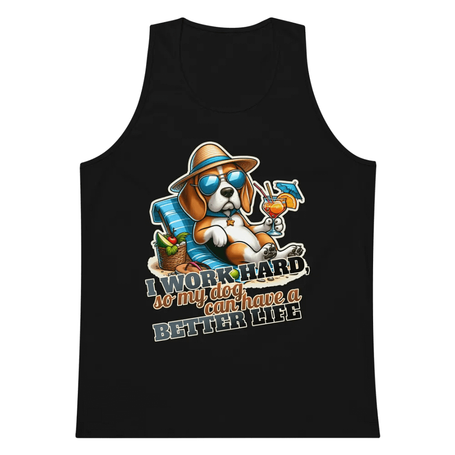 Work Hard - Beagle Beach - Tank Top product image (19)