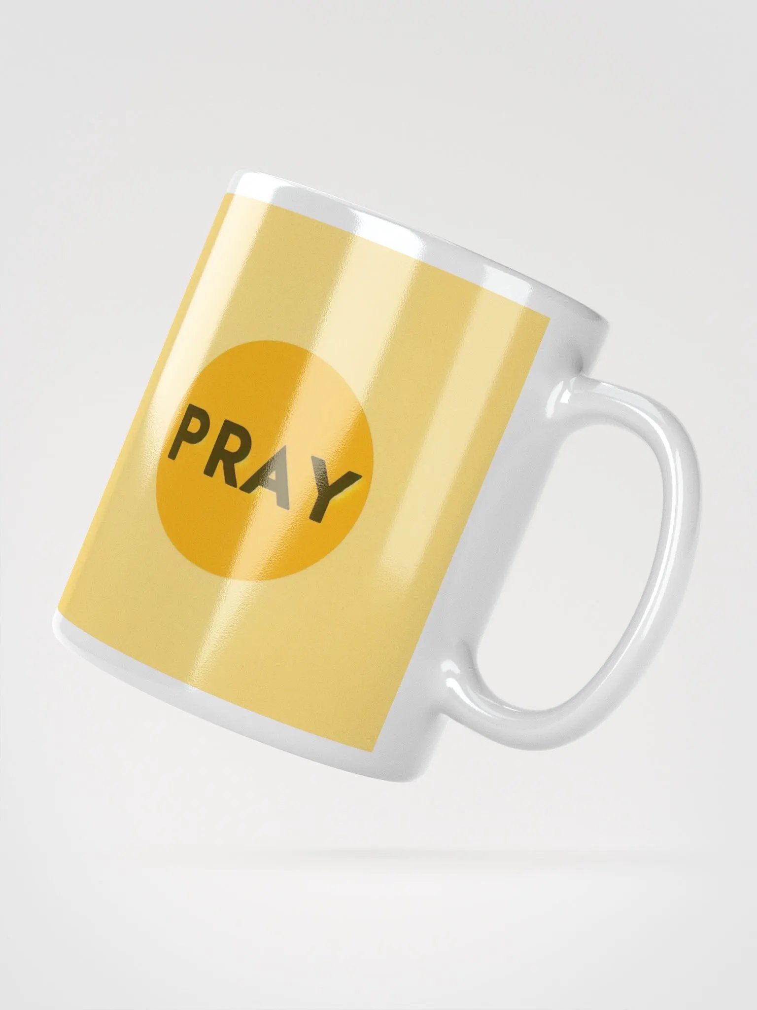 Yellow Pray Mug product image (2)