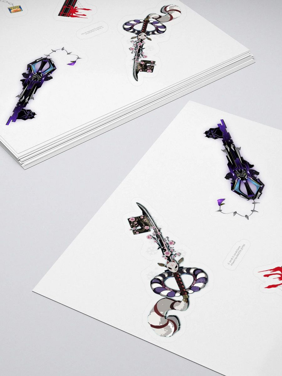 Project Forge Keyblade Sticker Sheet product image (4)