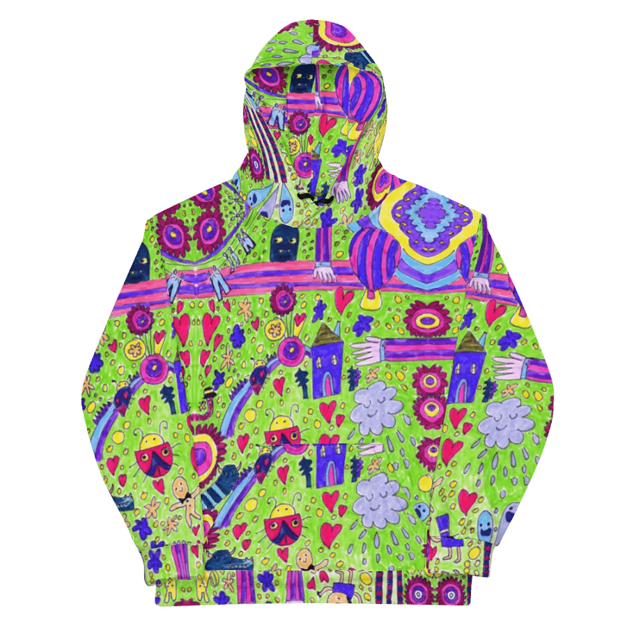 Abstract Doodle Life Unisex Hoodie product image (12)