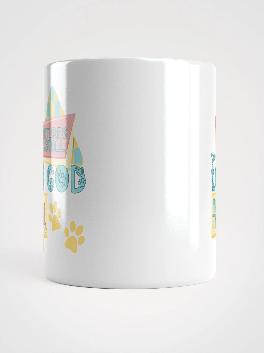 Retro Space Age All Creatures Great and Small Christian Mug product image (6)