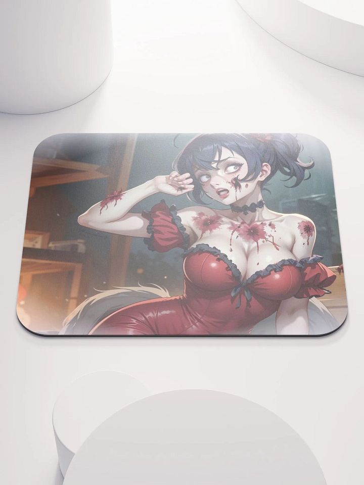 Bloodied Sins - V2 Zombie Pinup Anime Expressions Mouse Pad product image (1)