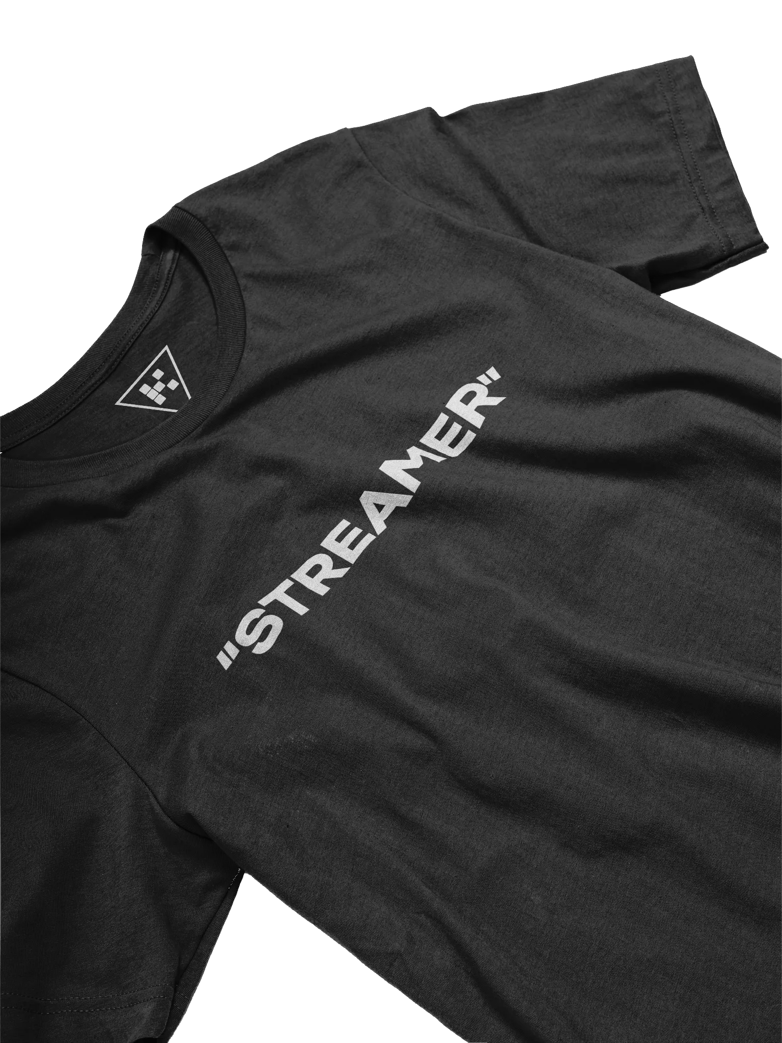 "Streamer" T-Shirt (white text) product image (2)