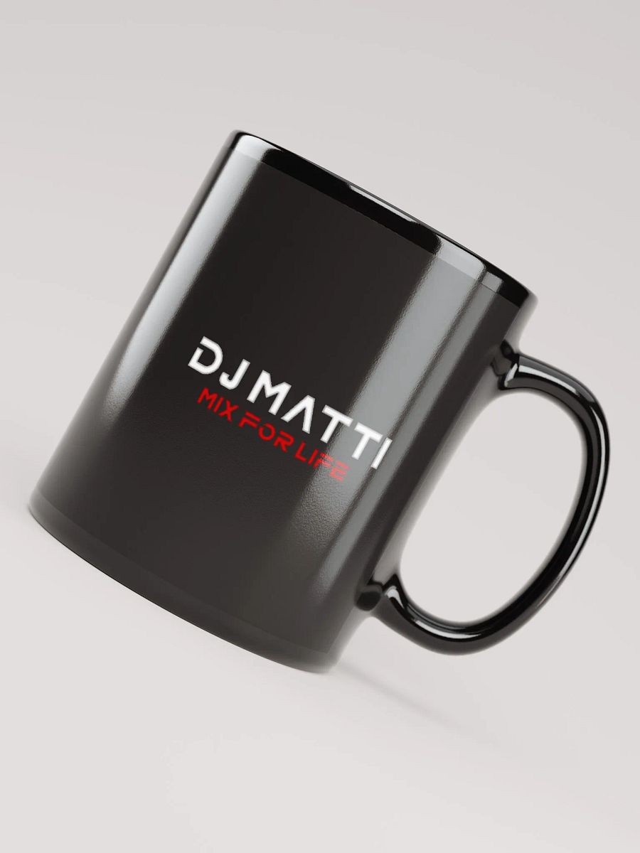 DJ Matti Black Glossy Mug product image (4)