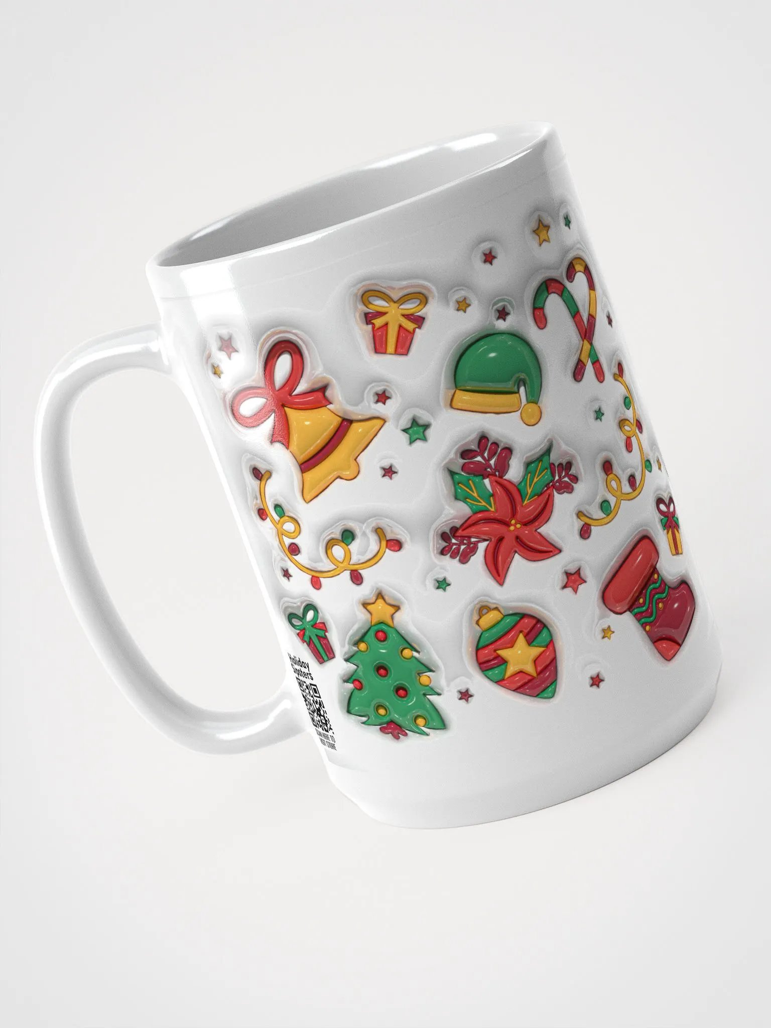Golden Bells Christmas Mug product image (3)