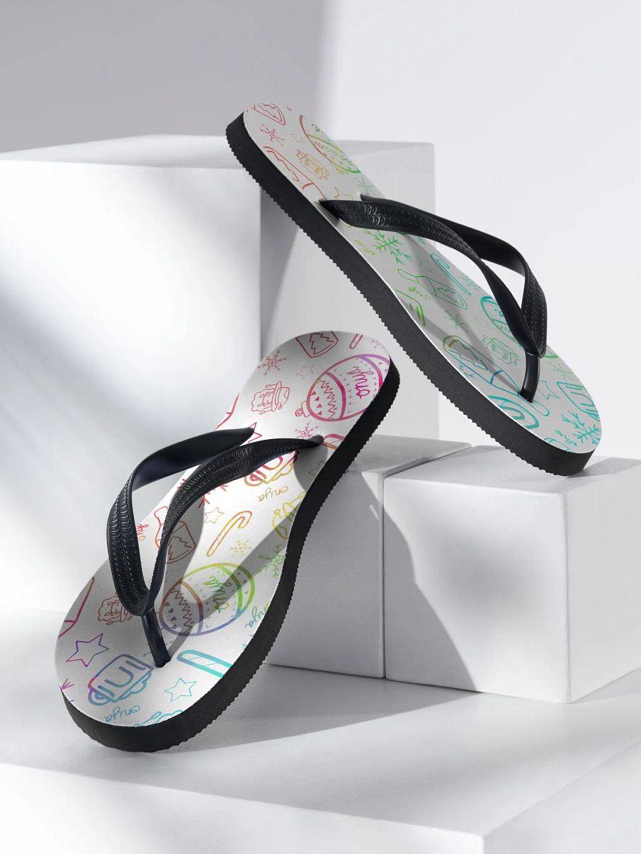 Limited Edition Christmas Rainbow Thongs Flip-flops product image (2)