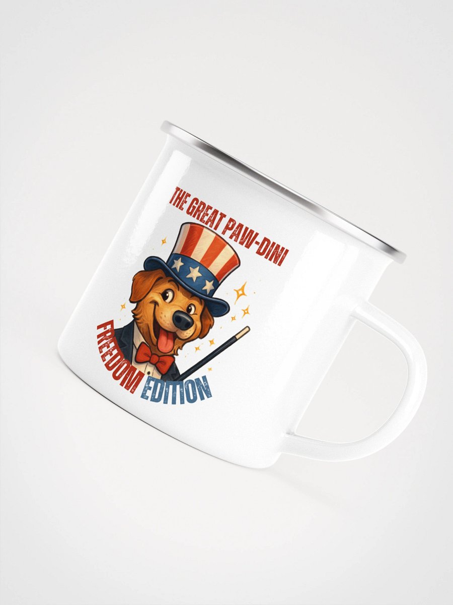 the great paw-dini freedom edition enamel mug product image (5)