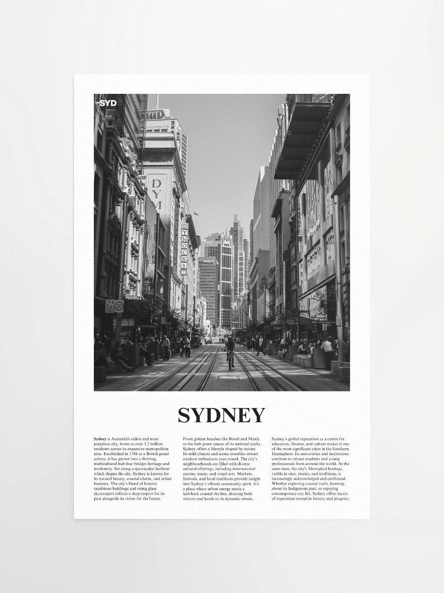 Sydney 03 Newspaper Poster product image (5)