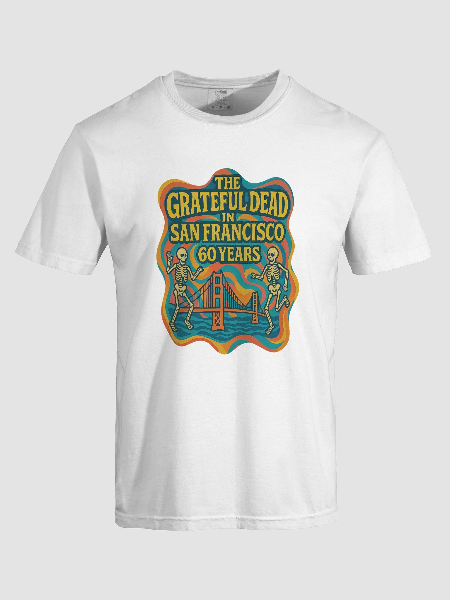 Grateful Dead 60 in S.F. Skeleton Dance T-Shirt product image (60)