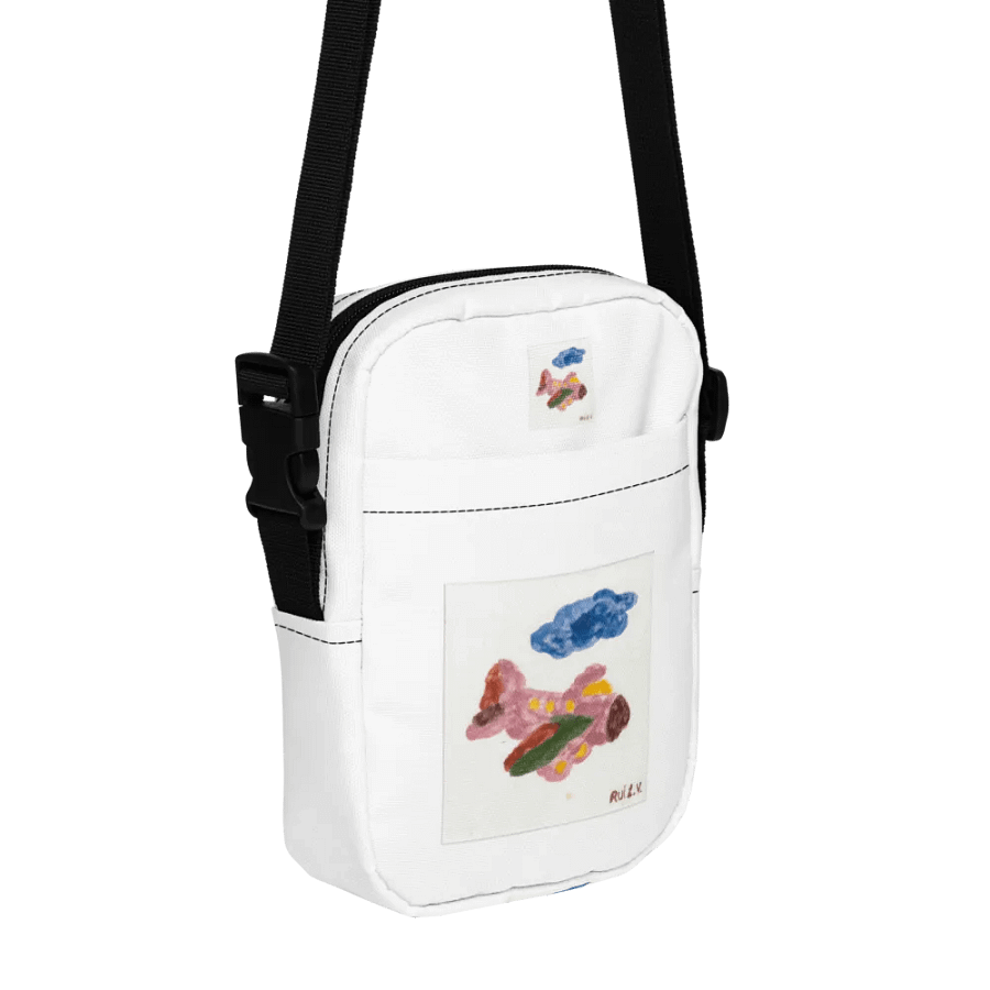 Kid Airplane (All-Over Print Utility Crossbody Bag) product image (2)
