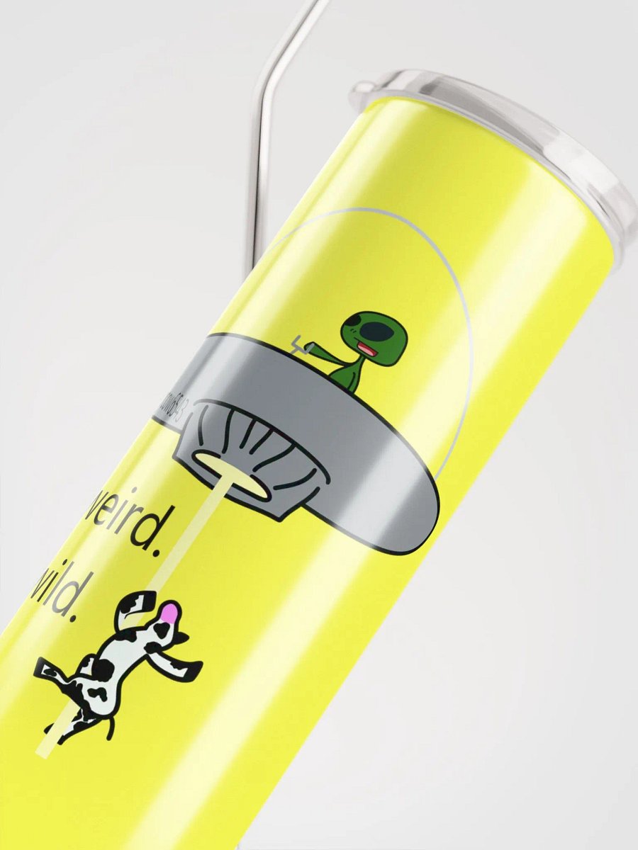 Stay Weird. Stay Wild. Tumbler (Yellow). product image (8)