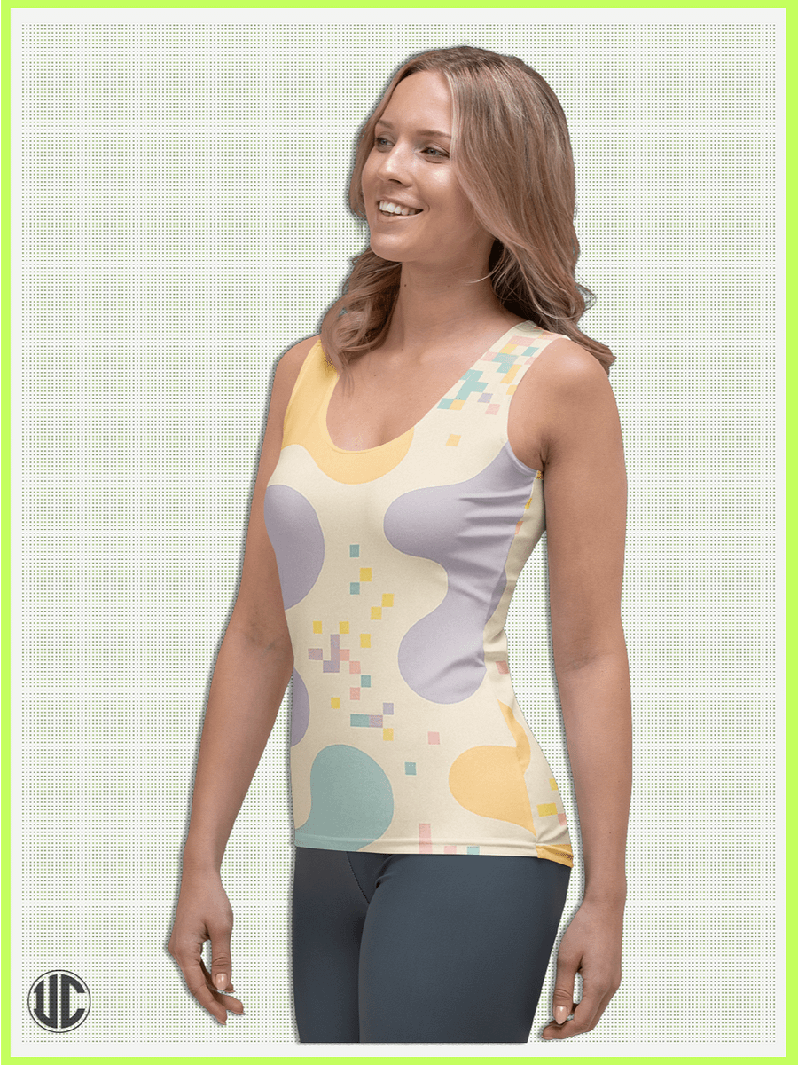Theo’s Digital Wave – Women’s Tank Top product image (1)