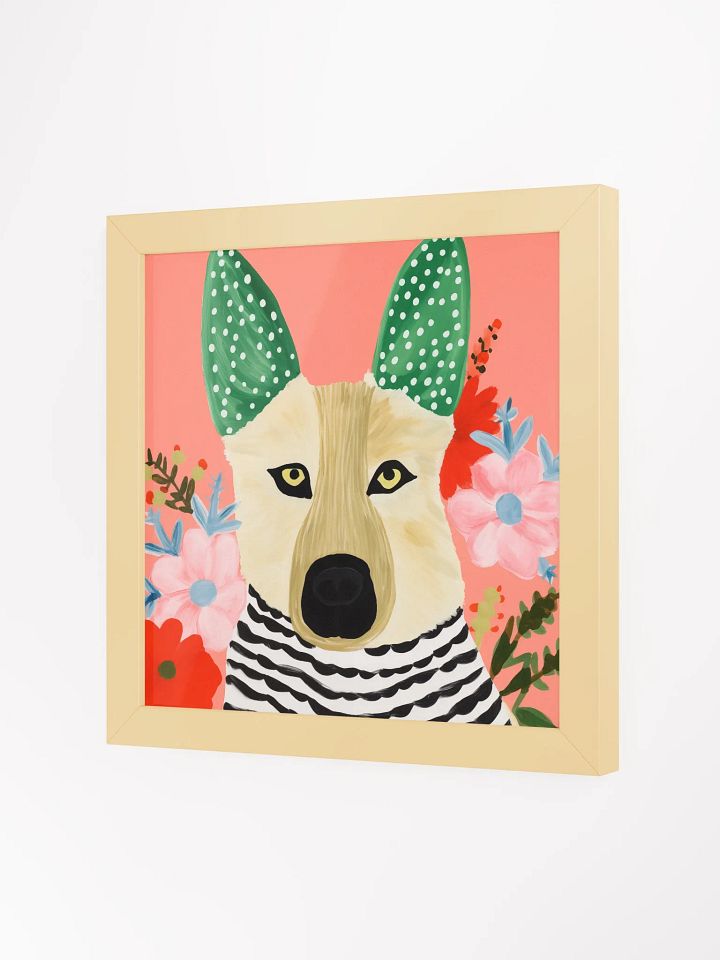 Whimsical Canine Chic Framed Poster product image (16)