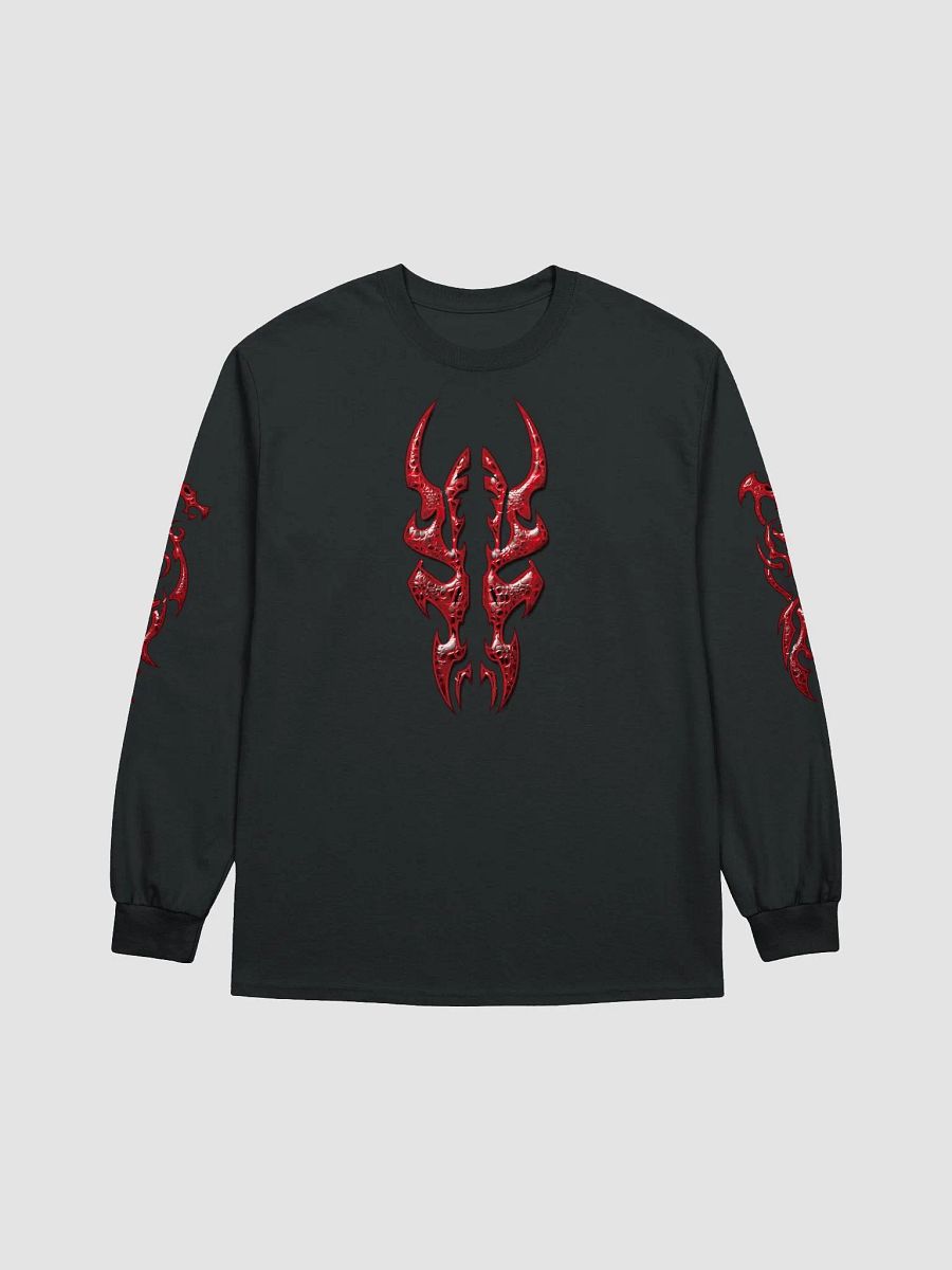 Crimson Tribal Dragon Unisex Longsleeve Shirt product image (1)