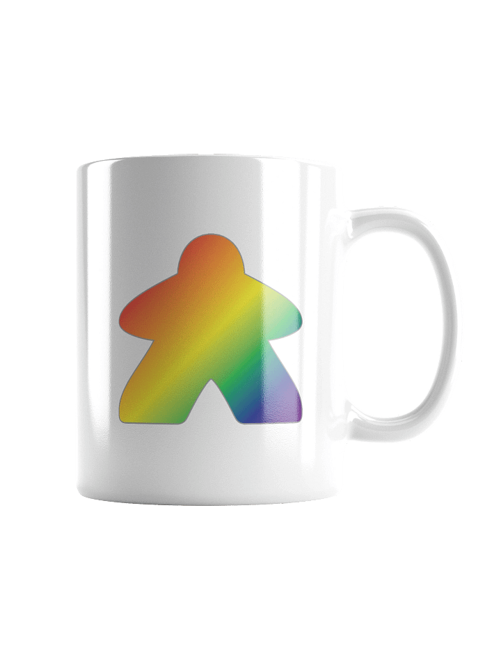 Rainbow Pride Gradient Meeple Mug product image (1)