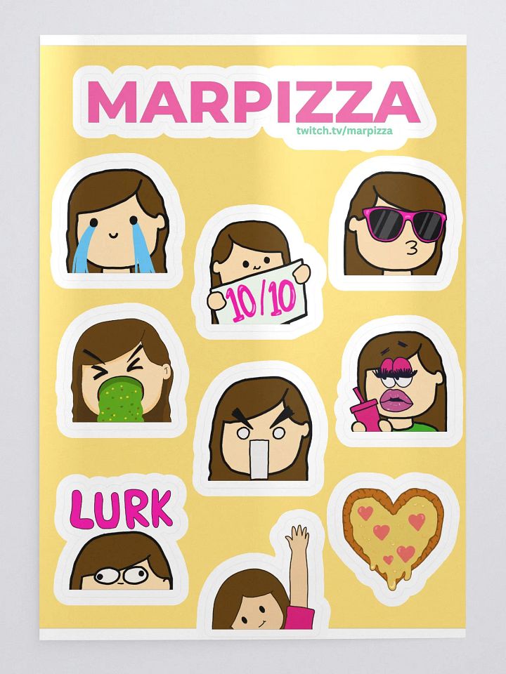 Emote Sticker Sheet product image (1)