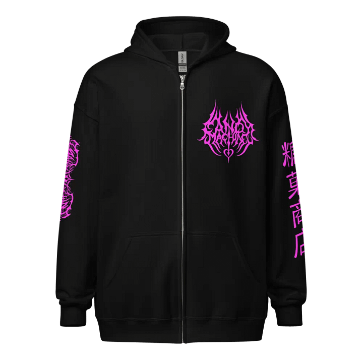 CandyMachine Zip Hoodie pink product image (1)