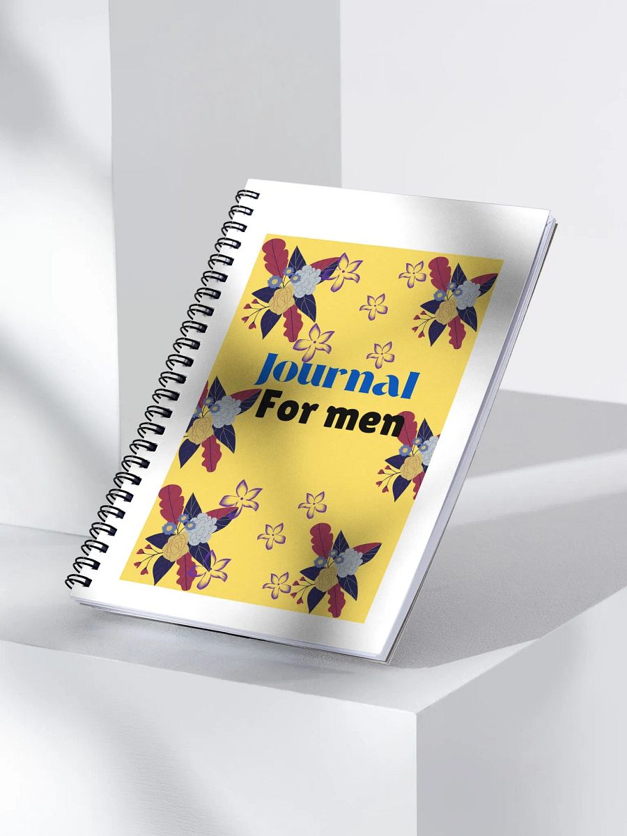 Floral Men's Journal Spiral Notebook product image (4)
