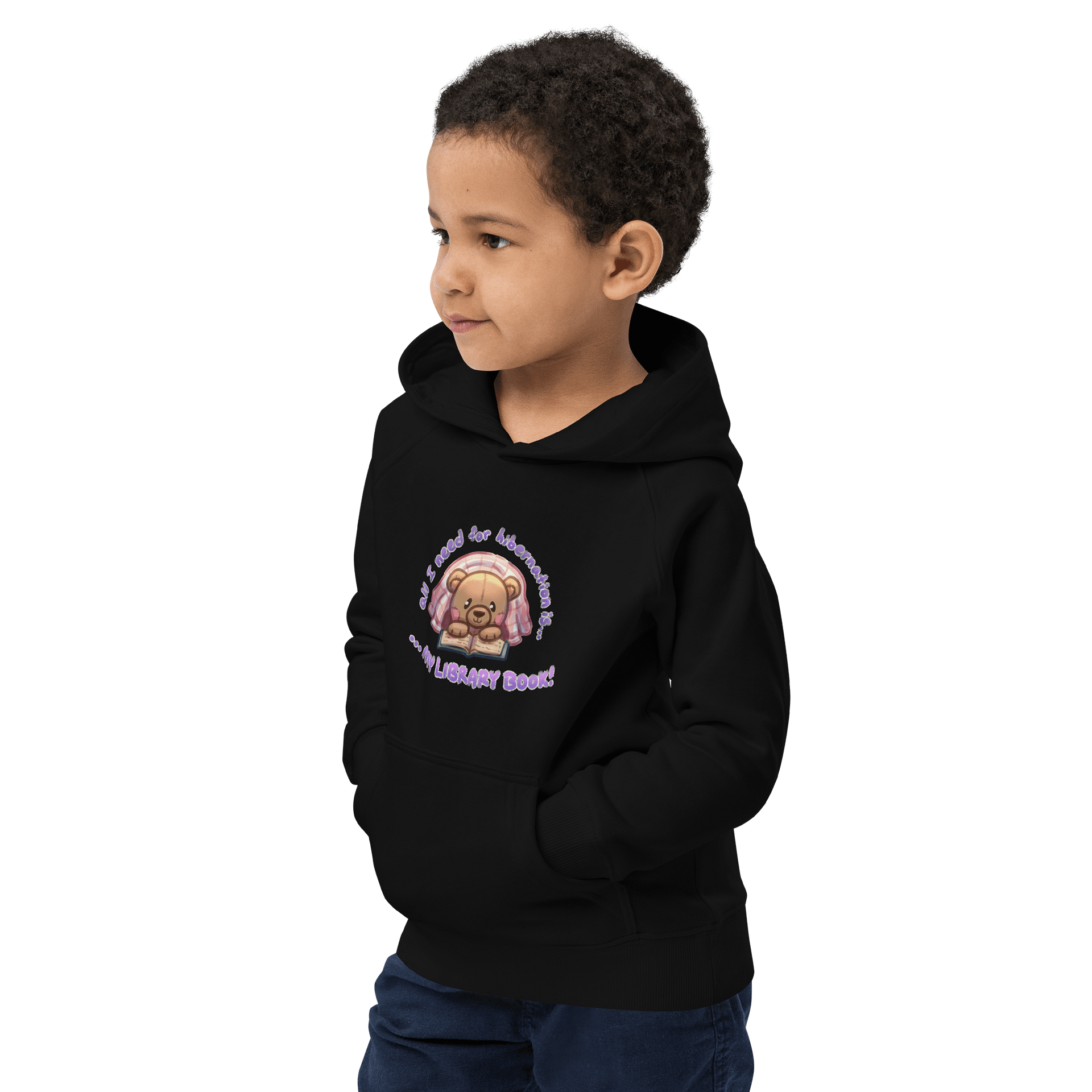All I Need for Hibernation Is... Kid's Hoodie (Pink) product image (3)