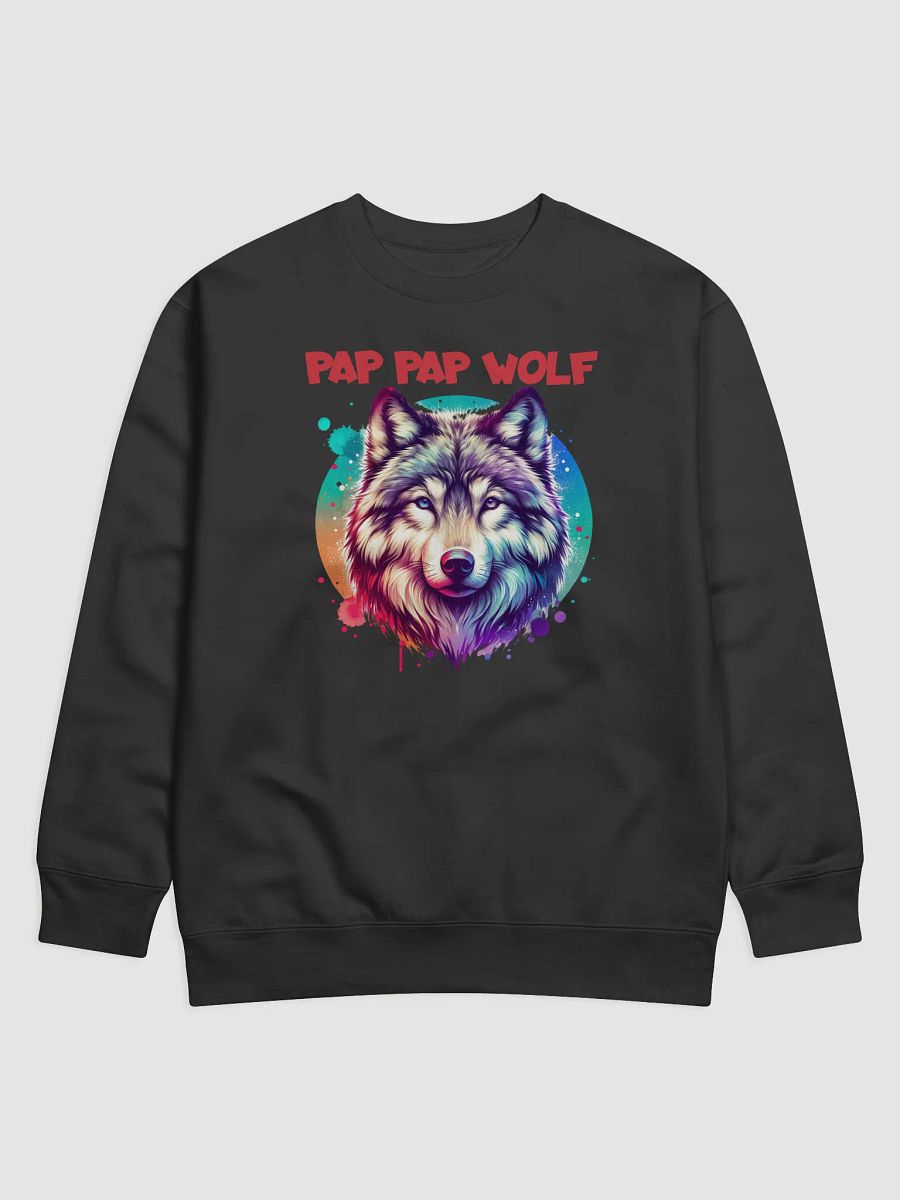 Pap Pap Vibrant Wolf Spirit Premium Sweatshirt product image (1)