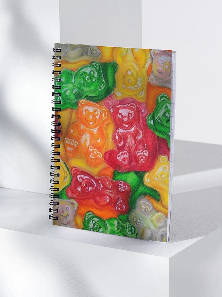 Gummy Bear Spiral Notebook product image (1)
