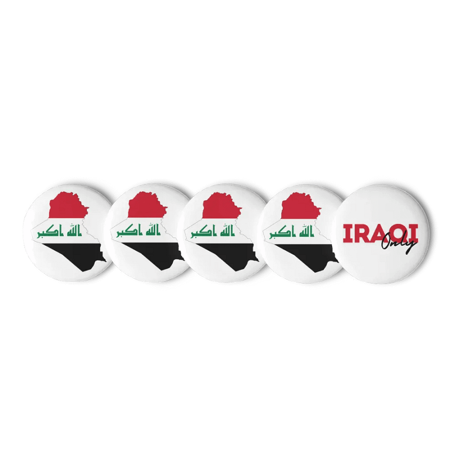 Iraqi Flag Pin Buttons Set product image (4)
