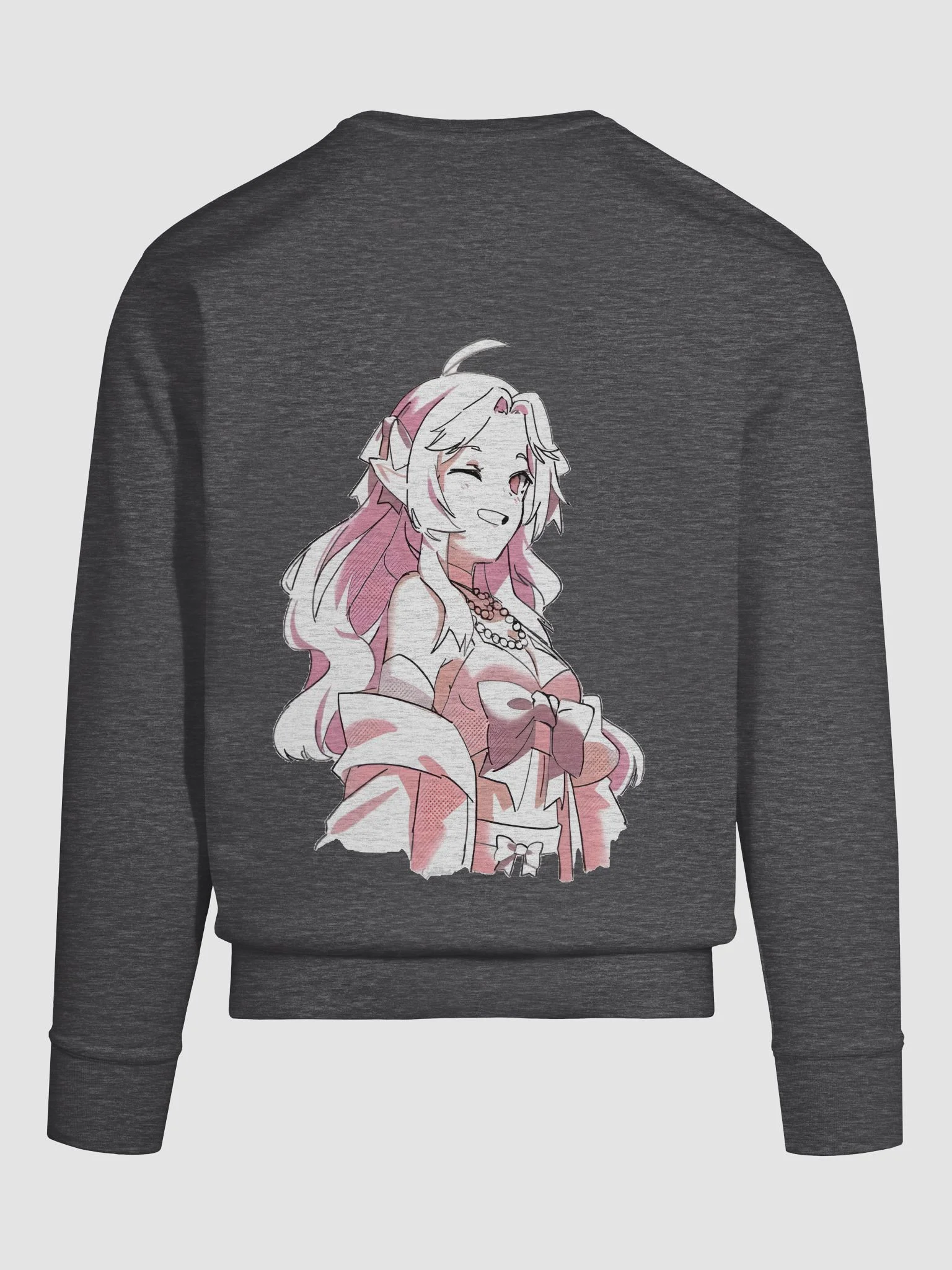 Azuraairy Pink Cursive Sweatshirt product image (11)