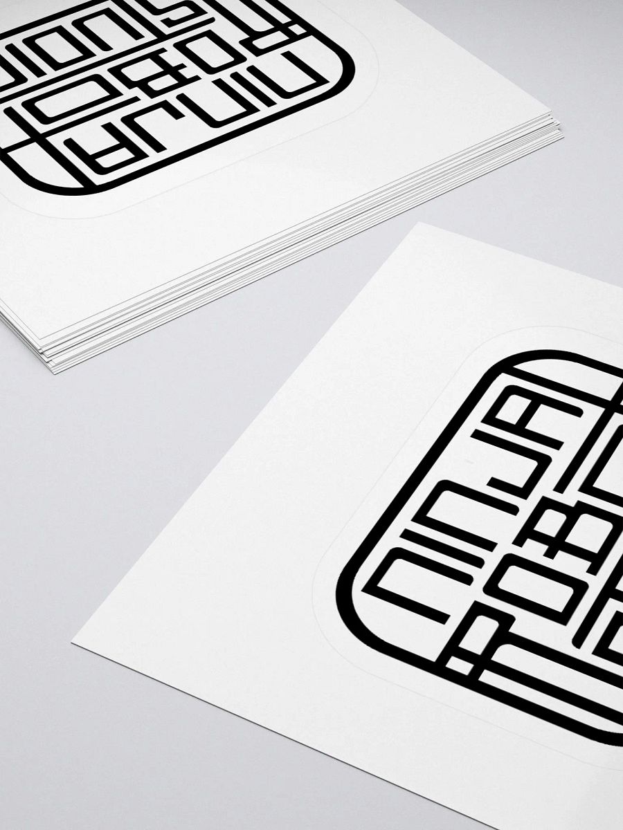 Ninja Robot Kiss Cut Sticker product image (4)