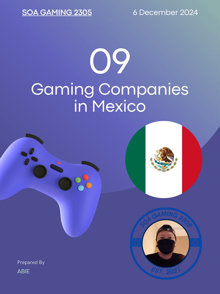 🎮 Discover Mexico’s Top Gaming Companies and Secure Your Dream Role! 🚀 product image (1)