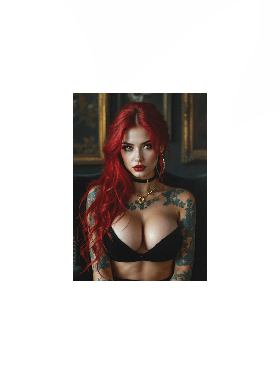 Ink & Fangs: The Scarlet Siren Mini Poster product image (1)