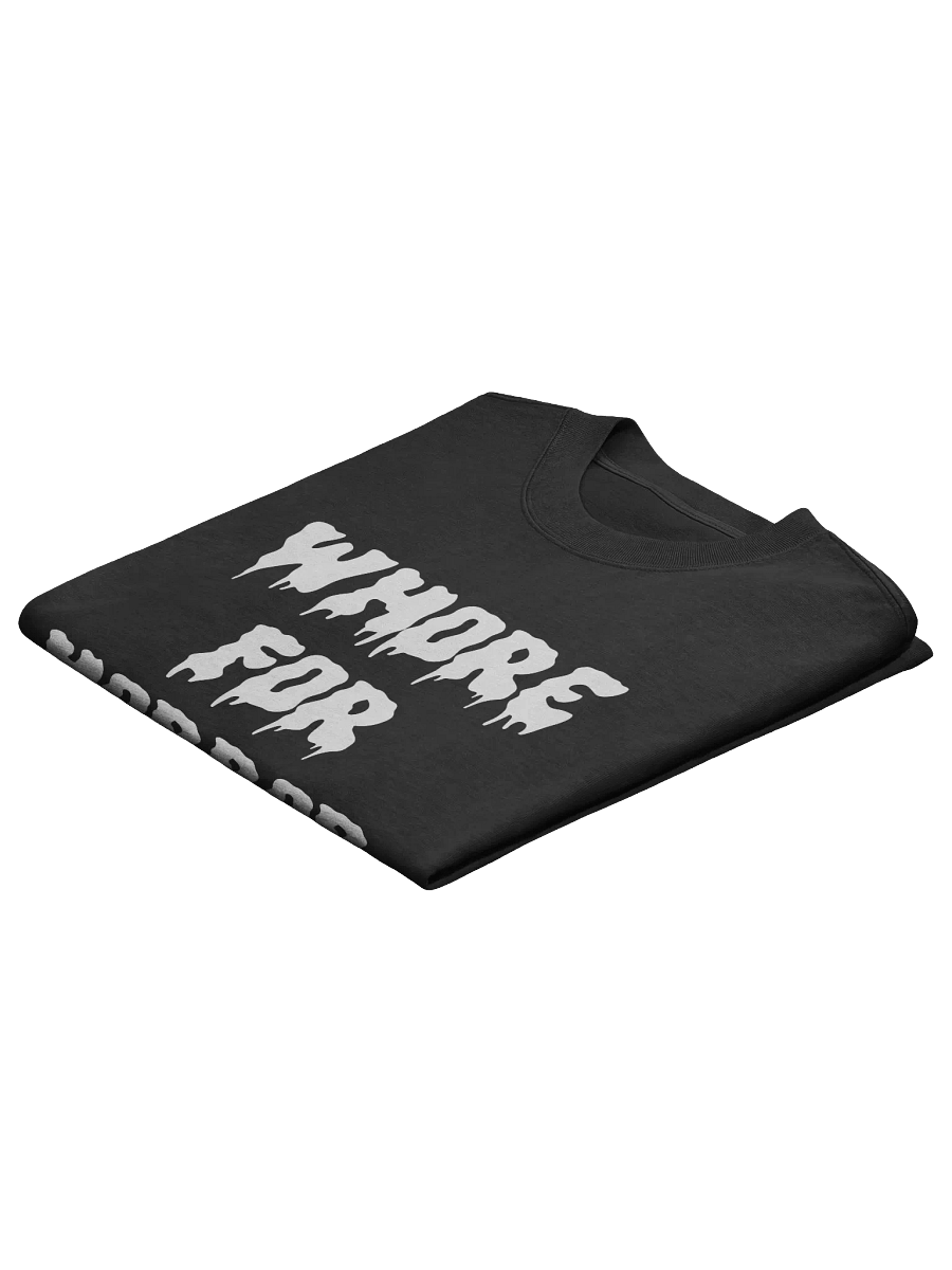 Whore for Horror Faded Oversized T shirt product image (4)
