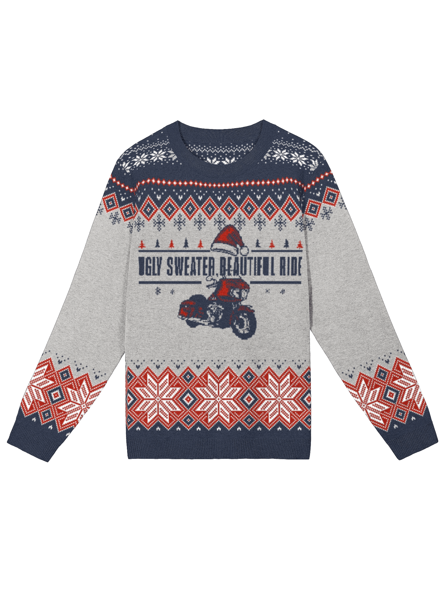Throttle and Iron Podcast Holiday Sweater — Santa’s Throttle Edition (IMC) product image (1)